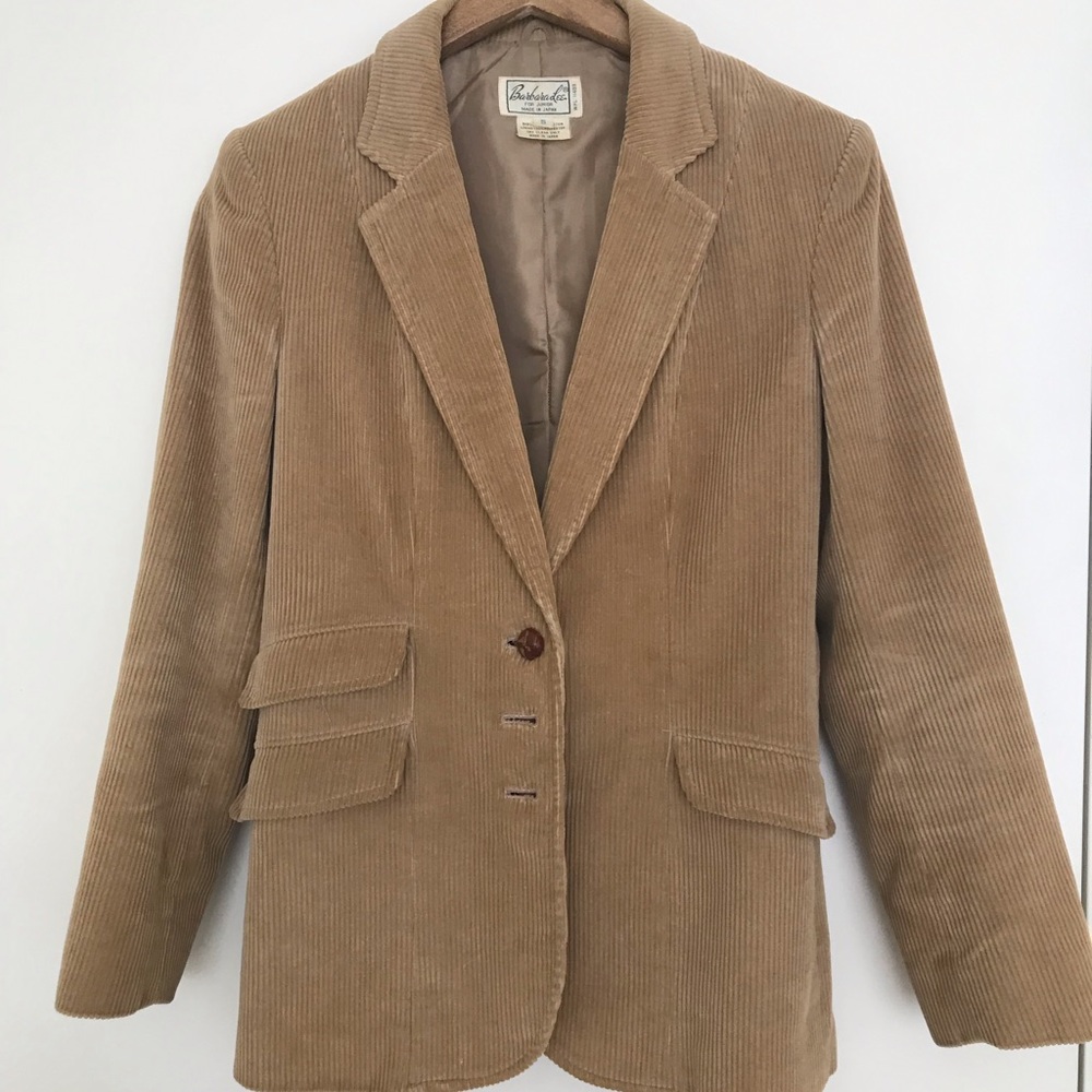 COPY - Tan vintage corduroy blazer